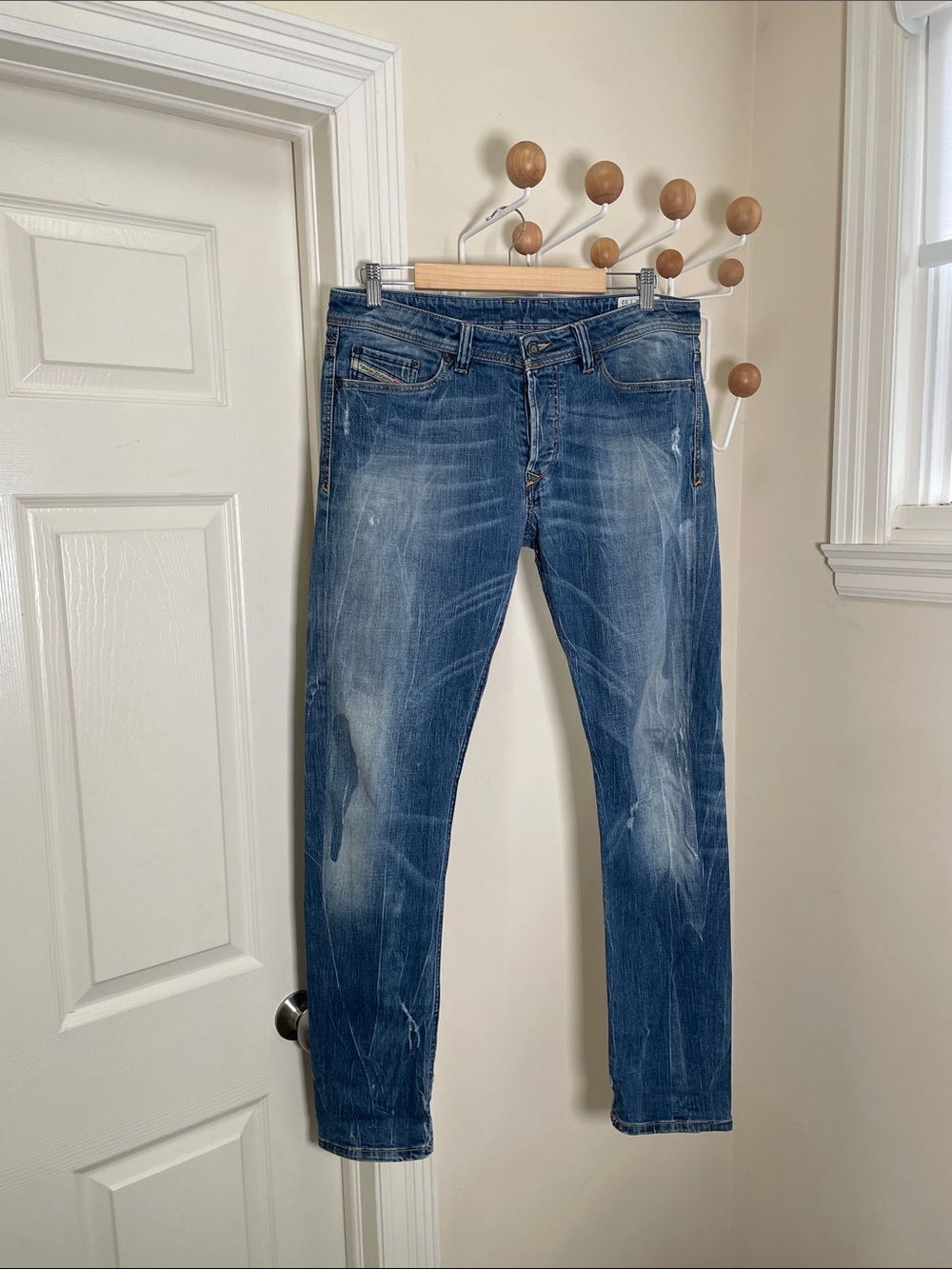 Diesel - Viker Stretch Slim Denim Jeans - Blue - 34x32
